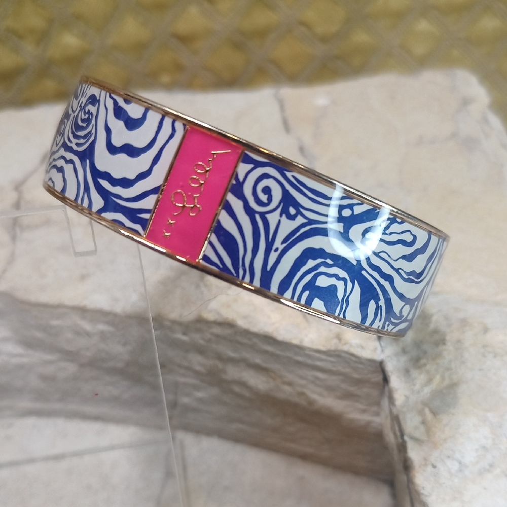 Lilly Pulitzer Limited Edition Enamel Patterned Bangle